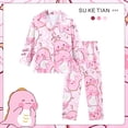 thumbnail image 1 of Disney Toy Story Lotso Conjunto de pijamas para niños Ropa para niños Conjunto de pantalones Ropa de dormir de dibujos animados Pijamas para niños para niñas Trajes Niño Pyjama16 altura 135-145cm heqiyong CONDUJO, 1 of 2