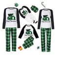 thumbnail image 1 of Pijama familiar a juego con gorro de Navidad, Conjunto de pijama verde, Feliz Navidad, 2022, 1 of 3