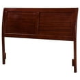 thumbnail image 1 of Leo & Lacey Portland Queen Sleigh Wood Headboard in Walnut, 1 of 2