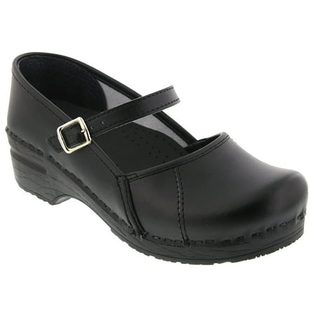 

BJORK MARCELLA Mary Jane Cabrio Leather Clogs