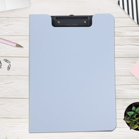 Masteelf Portable Grey clipboard for Office Use with PP and Metal Material Great for Writing and Clamping Papers 8.5 x 11 inches