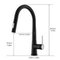 thumbnail image 3 of Jerry Guo Sensor Touchless Kitchen Faucet Matte Black, 3 of 5