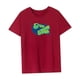thumbnail image 4 of Camiseta para mujer con cuello redondo, ajuste regular, camisetas de verano para mujer para desplazamientos SG, 4 of 7