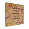 thumbnail image 2 of Trademark Fine Art 'Floral Bible Verse 3' Canvas Art by Jean Plout, 2 of 3