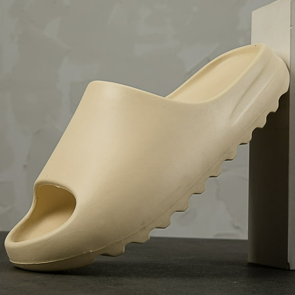 Pillow Slippers for Women and Men, Soft Summer Cloud Sandals, Non Slip Quick Drying Shower Slides, Cushioned Thick Sole, Comfort Indoor and Outdoor Shoes