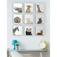 thumbnail image 2 of Stupell Baby Animal Portraits 9pc Multi Piece Canvas Wall Art Set, 2 of 5