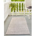 thumbnail image 3 of Unique Loom Outdoor Solid Collection Area Rug (2' x 8' Runner Beige/Ivory), 3 of 11
