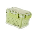 thumbnail image 4 of WeiLaiKeQi Fruit Container for Fridge Airtight with Lid with Drain Pantry Organizer Box 12.5x9x10cm, 4 of 9