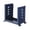 Blue, variant on MOAOASPER Portable Countertop Trash Organizer, 9.6x8.6x6.3 Inch Foldable Garbage Bag Holder, Durable Plastic Trash Stand, for Kitchen Food Scraps and Outdoor Activities