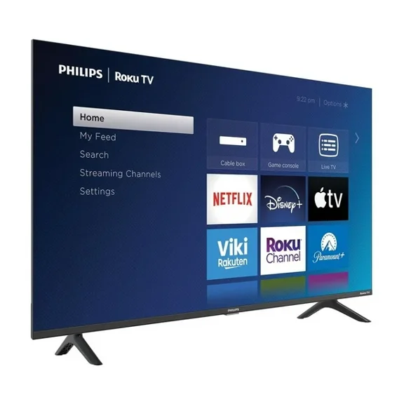 Philips 43" 4K UHD Roku Smart LED TV – 43PUL6673/F6 A – HDR10, 3 HDMI, USB 2.0 - Open Box