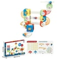 thumbnail image 3 of BallsFHK Marbles pipeline track building blocks puzzle assembly children's ball slide toys, 3 of 3