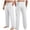 White, variant on Akiihool Slim Fit Chinos for Men Men's Relaxed Fit Twill Pants Flat Front Pants White,XXXL