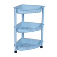 thumbnail image 1 of Estante de almacenamiento Matsuzay para baño independiente 3 capas azul medio, 1 of 1
