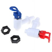 2pcs Universal Push Type Plastic Water Dispenser Faucet Tap Replacement Parts WA
