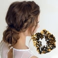 thumbnail image 2 of Unique Bargains 1 Pc Fashion Sequins Scrunchies Gold Tone, 2 of 4