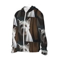 thumbnail image 2 of Rocae Dog Wrapped in Towel 1 Print Breathable Sun Protection Hoodie Quick-Dry Lightweight Long Sleeve Hoodie Unisex Running Sports Shirt XX-Large, 2 of 9