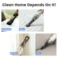 thumbnail image 2 of Car Vacuum, YANTU Car Vacuum Cleaner High Power 6000PA Mini Handheld Portable Corded Small Vacuum for Quick Car Cleaning, DC 8.4V Portable Auto Vacuum Cleaner for Wet Dry with 2in1 Brush（White), 2 of 9