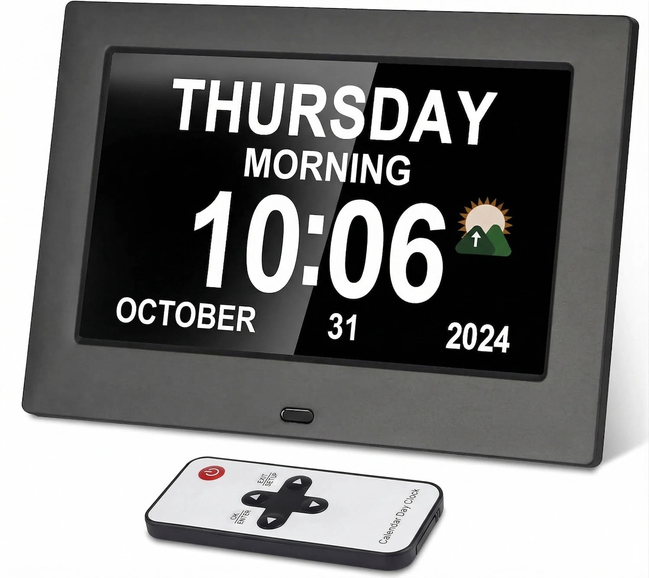 Memwake Digital Clock with Date,Multiple Display Modes,Auto Brightness, Multiple Alarms,Suitable  for 2026 World Cup，for the Elderly and Alzheimer's Patients.