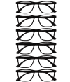 Black - 6 Pairs