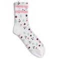 thumbnail image 4 of No Boundaries Ribbed Mid Crew Socks, 6-Pack, Women's, Shoe Sizes 4-10, 4 of 8