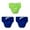 2 Blue & 1 Green, variant on Kawaii Baby Swim Cloth Diaper | 3 Pack 32-40 lbs | Blues & Green | for Pool & Beach | Stretchy Mesh