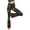 Black a pants for Women, variant on safuny Women's Yoga Legging Flared Pants Fall Girls Running Sports Stretch Trendy Solid Relaxed High Waist Trousers Army Green M