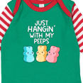 thumbnail image 4 of Inktastic Easter Hangin' with My Peeps Boys or Girls Long Sleeve Baby Bodysuit, 4 of 5