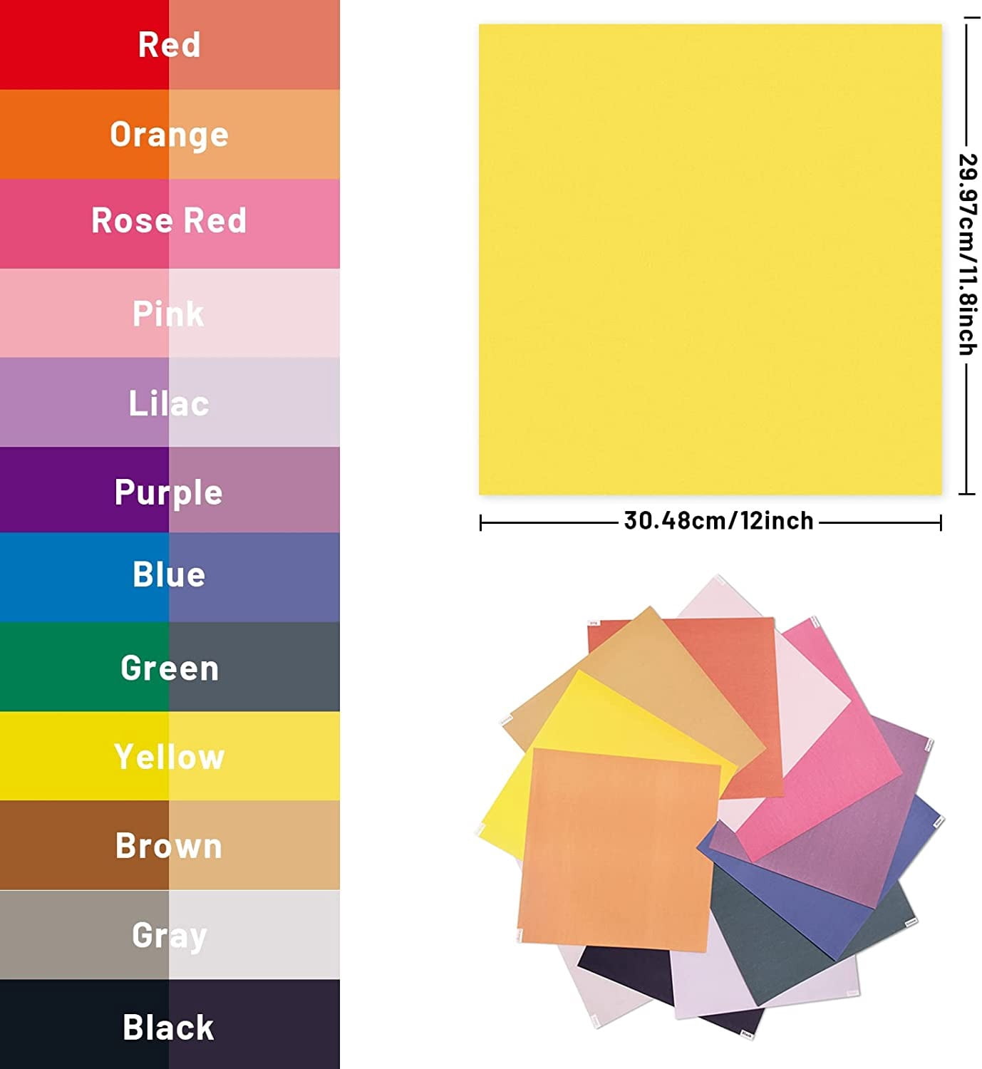 Luz Uirlis Infusible Ink Transfer Sheets 12 inches Transfer Paper for (12 Sheets)