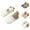 White, variant on Men And Women Home Slippers with Thickened Flat Sole, Fuzzy Slides and Comfortable Footwear, Lightweight Cozy Shoes for Fall And Winter Wear 6.5 White