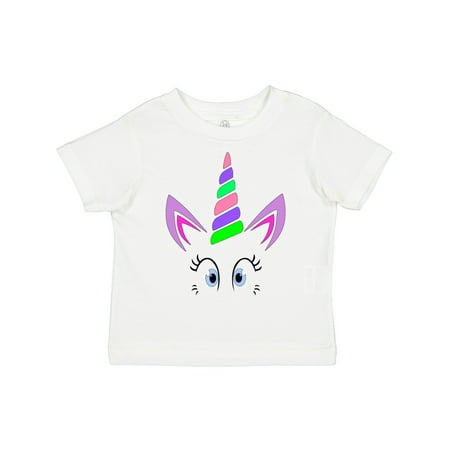 

Inktastic Unicorn Face with Eyelashes Gift Toddler Boy or Toddler Girl T-Shirt