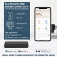 thumbnail image 3 of Wireless Portable Printer - Bluetooth Thermal Printer for Travel, Mobile Office, School, Home Compatible with iOS Android,Black, 3 of 6