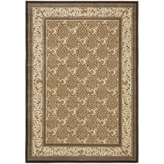 SAFAVIEH Paradise Jonette Geometric Area Rug, Dark Brown, 4' x 5'7"