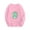 Pink, variant on SGFCWSX Girls Long Sleeve Tops Round Neck Fleece Pullover Kids Fall T-Shirts Mint Green Size 5-6T