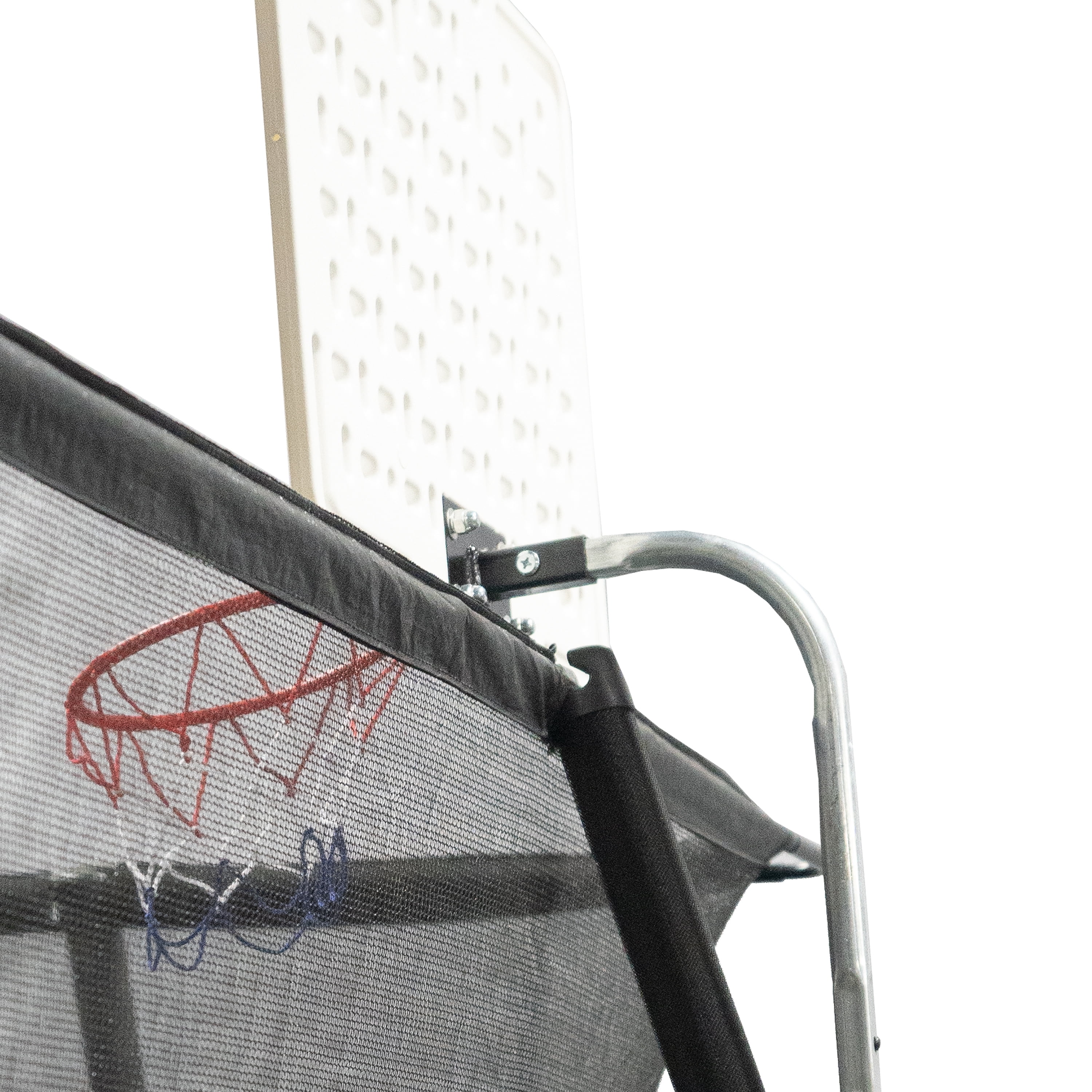 SkyBound Trampoline Basketball Hoop Attachment with Mini Basketball an –  SkyBound USA