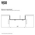 thumbnail image 5 of Vigo VGR3320BL 33'' Double Bowl Farmhouse Kitchen Sink, 5 of 10
