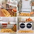 thumbnail image 6 of Fall Kitchen Rugs, Fall Decorations for Home Fall Kitchen Mats Set of 2, Non-Slip Backing Autumn Pumpkin Floor Mat, Fall Decor Harvest Thanksgiving Decor Holiday Rug 17"x47.2"+17"x30", 6 of 6