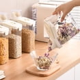 thumbnail image 4 of Contenedor de Almacenamiento dispensador de Arroz, Cubo de Arroz Pequeño Con Taza Medidora y Boquilla Vertible, Contenedor de Almacenamiento de Cereales, Receptor, 4 of 7