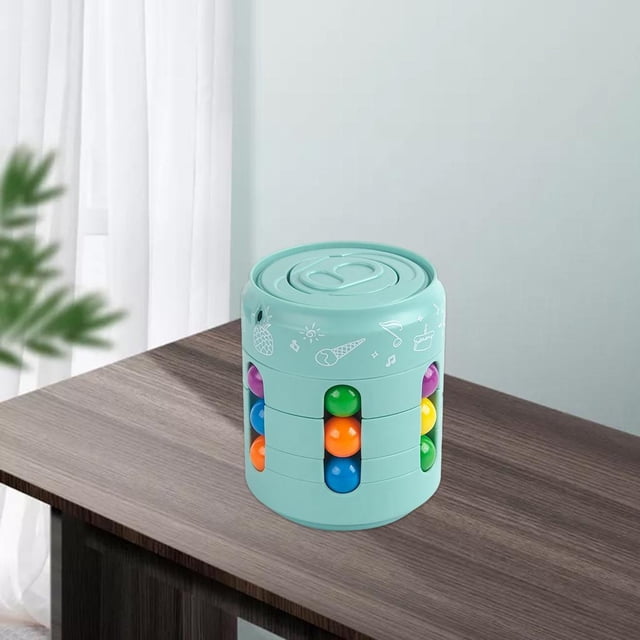 Frijoles Giratorios 3D Rompecabezas Giroscopio Juguete pa Adultos - Verde Hugo juguetes cubo mágico