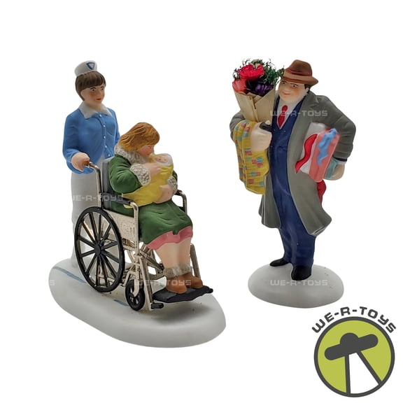 Department 56 Christmas in the City Bringing Home The Baby (Set of 2) 58909