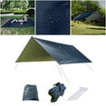 thumbnail image 2 of Toldo de Rectangular CUTICAT Impermeable para Acampar Patio Exterior Jardín P Negro, 2 of 8