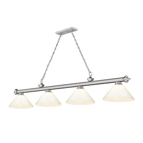 4 Light Billiard in Traditional and Classical Style-18.75 inches Tall and 14 inches Wide Bailey Street Home 372-Bel-4596734