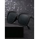 thumbnail image 2 of 1pair Men Square Frame Fashion Glasses Black Shades Summer Cowboy, 2 of 5