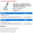thumbnail image 2 of Door Check - Compatible with 2001 - 2003, 2005 - 2006 Chevy Silverado 1500 HD Crew Cab Pickup 2002, 2 of 2