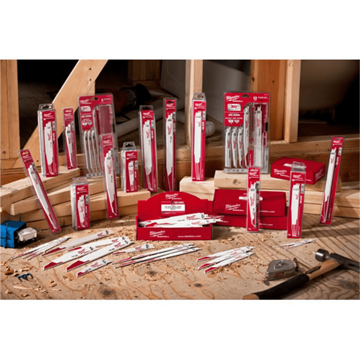 Milwaukee 48-00-5026 9" 8 TPI the Ax SAWZALL Blade (5 Pack)