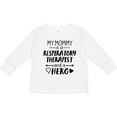 thumbnail image 3 of Inktastic My Mommy is a Respiratory Therapist and a Hero Boys or Girls Long Sleeve Toddler T-Shirt, 3 of 5