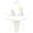 White, variant on Glisme Blue Bikini Sets For Women Flower Swimsuit Bikini Suit Fashion Swimwear Swimwear For Family Vacation