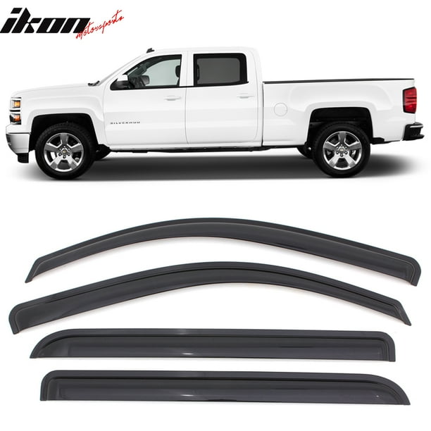 Compatible with 1418 Chevy Silverado 1500 Sierra Crew Cab Acrylic
