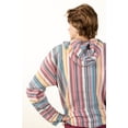 thumbnail image 4 of Ragstock Lightweight Natural Pinstripe Baja Hoodie, 4 of 4