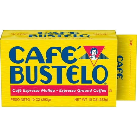 Cafe Bustelo, Espresso Style Dark Roast Ground Coffee, Vacuum-Packed 10 oz.