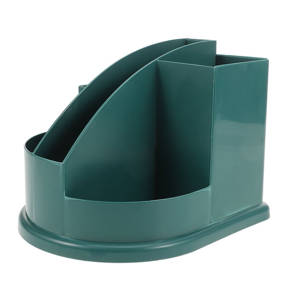 COOPHYA Green Desk Storage Organizer with Multiple Compartments for Makeup, Office Supplies, and Small Accessories